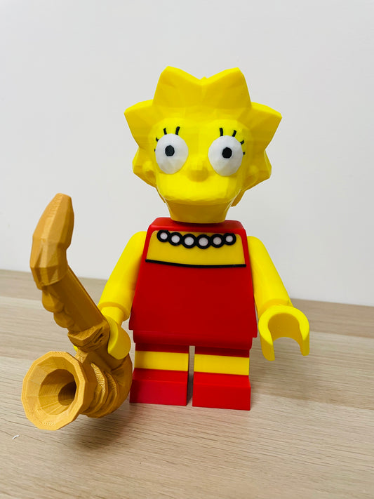 Big Brick Inspired Giant Lisa Simpson