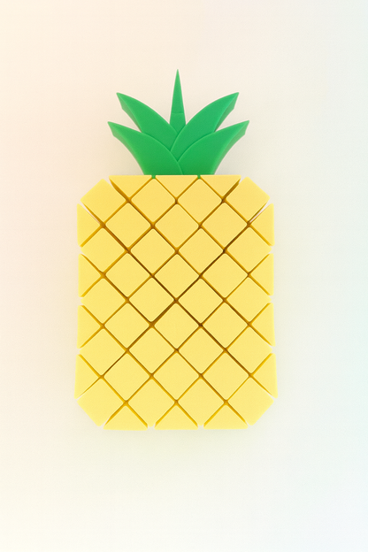 Pixel Pineapple - 3D Printed Transforming Fidget Toy