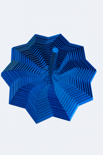 3D-Printed Superellipse Fidget Star – Mathematical Kinetic Desk Toy