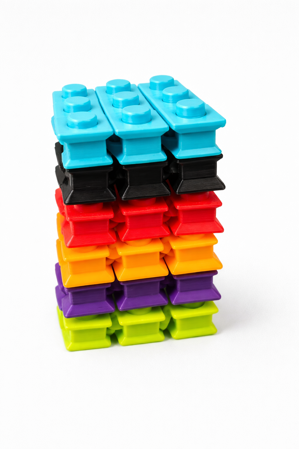 3D Printed Fidget Popper – Reusable Bubble Wrap Popping Toy for Stress Relief