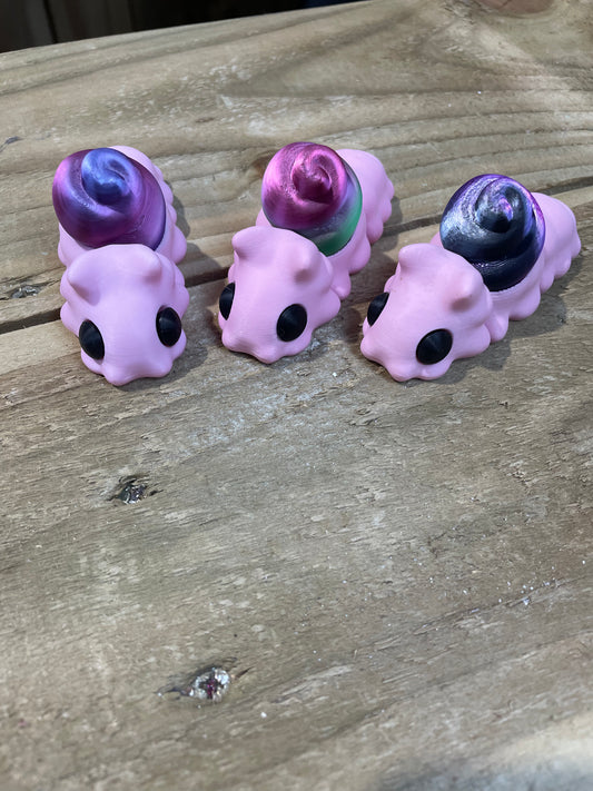 WIGGLERZ Sally the Snail Fidget Toy – Articulated Sensory Desk Toy for ADHD, Anxiety & Stress Relief