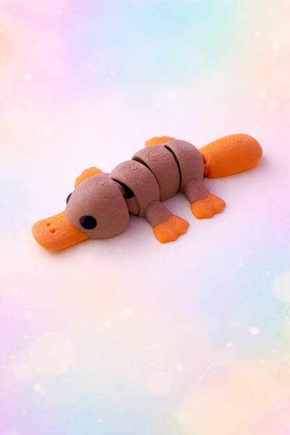 WIGGLERZ Peter the Platypus Fidget Toy – Articulated Sensory Desk Toy for ADHD, Anxiety & Stress Relief