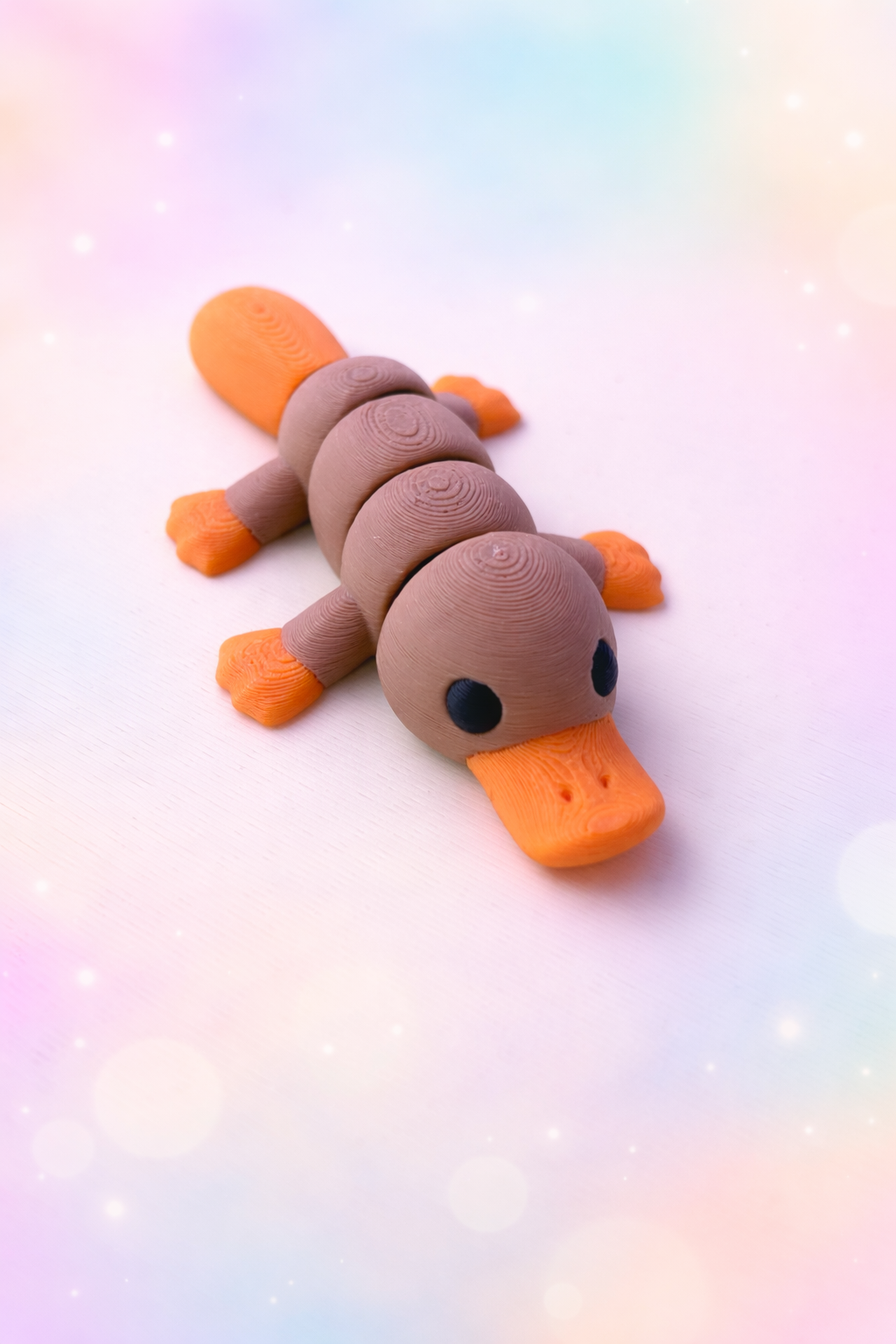 WIGGLERZ Peter the Platypus Fidget Toy – Articulated Sensory Desk Toy for ADHD, Anxiety & Stress Relief