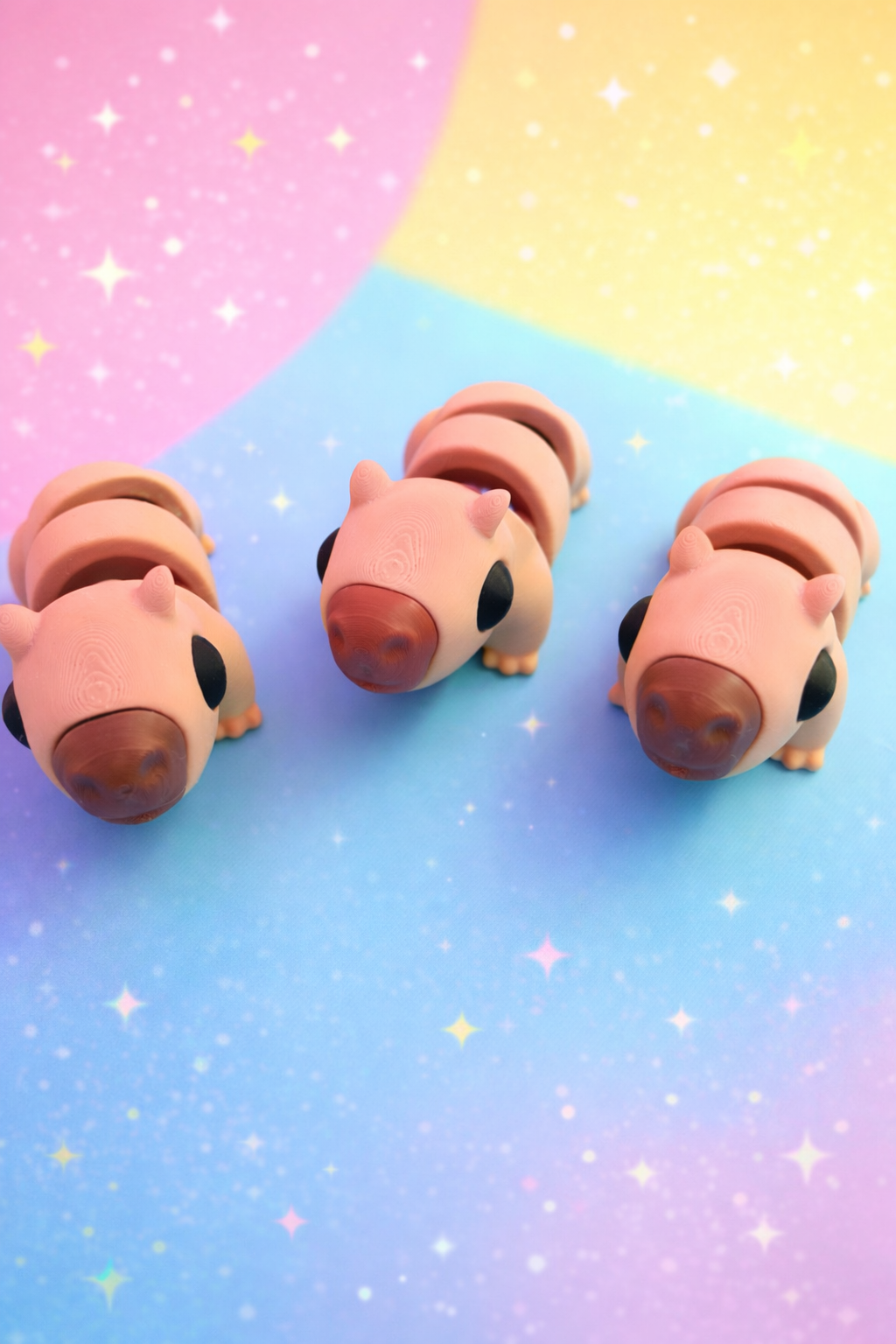WIGGLERZ Connie the Capybara 🦫 Fidget Toy – Articulated Sensory Desk Toy for ADHD, Anxiety & Stress Relief