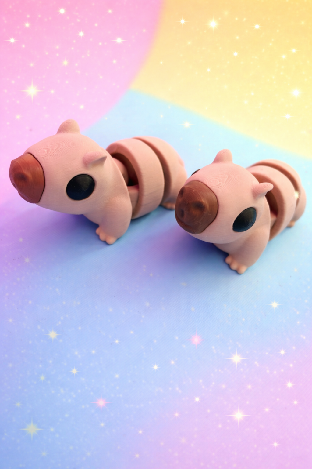 WIGGLERZ Connie the Capybara 🦫 Fidget Toy – Articulated Sensory Desk Toy for ADHD, Anxiety & Stress Relief