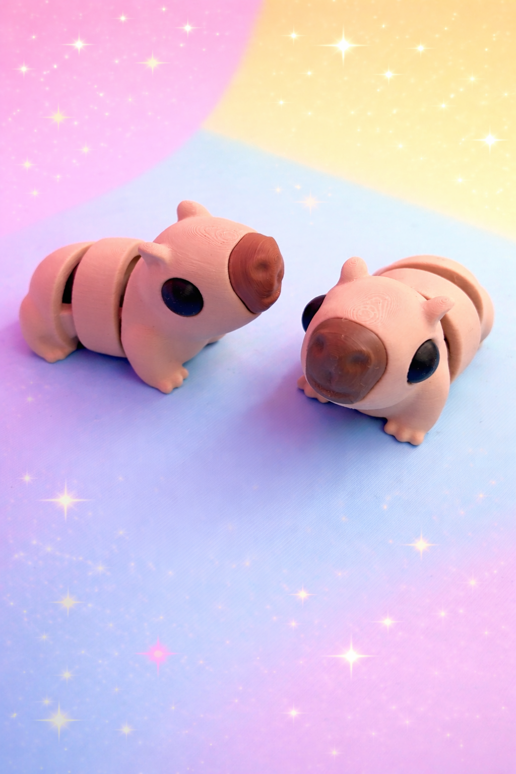 WIGGLERZ Connie the Capybara 🦫 Fidget Toy – Articulated Sensory Desk Toy for ADHD, Anxiety & Stress Relief