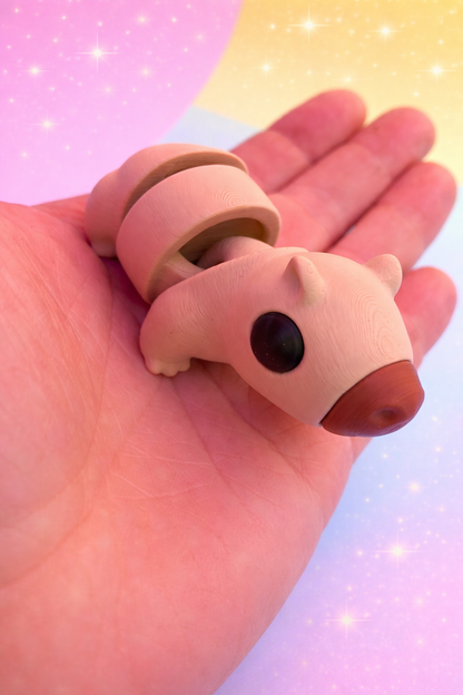 WIGGLERZ Connie the Capybara 🦫 Fidget Toy – Articulated Sensory Desk Toy for ADHD, Anxiety & Stress Relief