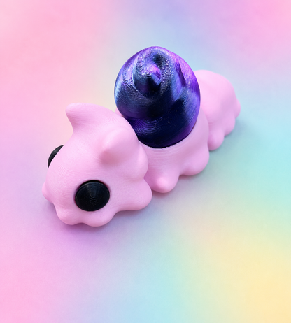 WIGGLERZ Sally the Snail 🐌 Fidget Toy – Articulated Sensory Desk Toy for ADHD, Anxiety & Stress Relief