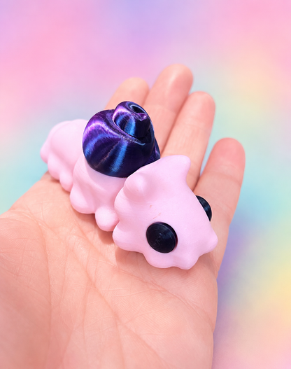 WIGGLERZ Sally the Snail 🐌 Fidget Toy – Articulated Sensory Desk Toy for ADHD, Anxiety & Stress Relief