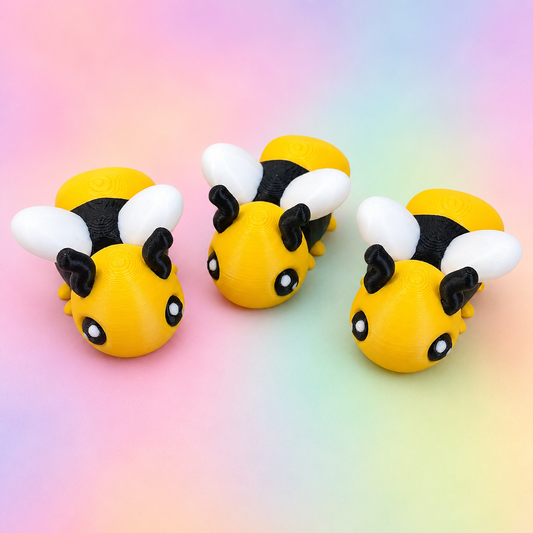 WIGGLERZ Barry the Bee Fidget Toy – Articulated Sensory Bee Desk Toy for ADHD, Anxiety & Stress Relief 🐝