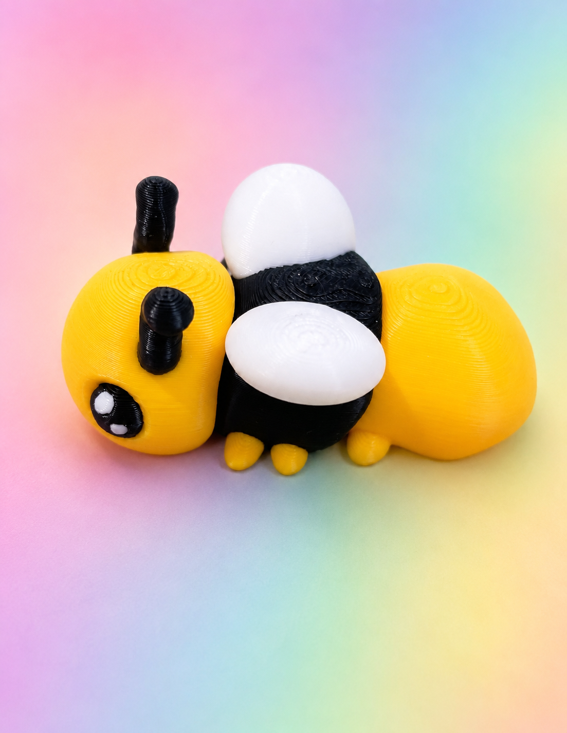 WIGGLERZ Barry the Bee Fidget Toy – Articulated Sensory Bee Desk Toy for ADHD, Anxiety & Stress Relief 🐝