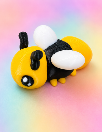 WIGGLERZ Barry the Bee Fidget Toy – Articulated Sensory Bee Desk Toy for ADHD, Anxiety & Stress Relief 🐝