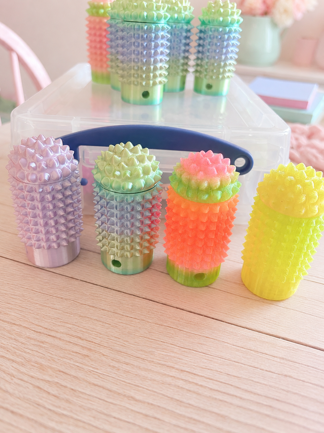 Stumpy Spiked Stim Spinner – Sensory Fidget Toy for Focus, Stress Relief & Anxiety Support