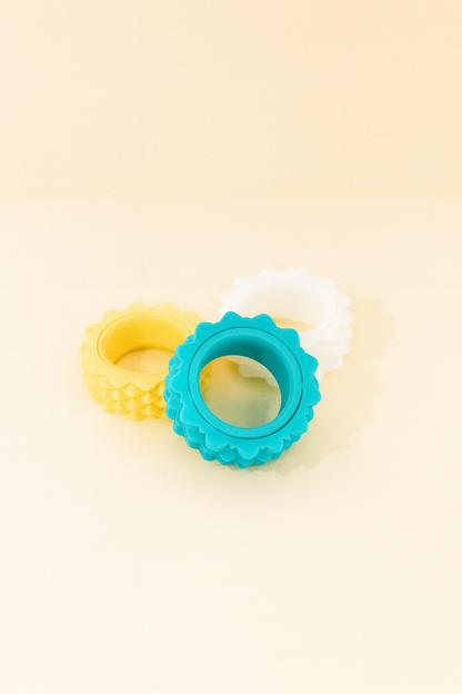 3D Printed High Stim Spikz Fidget Ring
