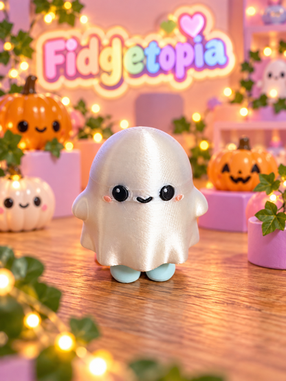 Ghost Clicker Fidget – Cute 3D Printed Halloween Sensory Fidget | Fidgetopia