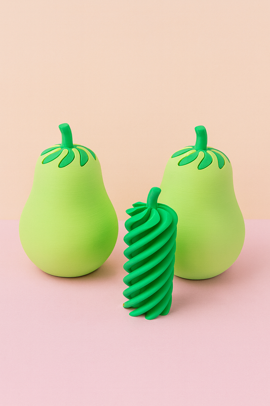 The Fidget Pear 🍐 Infinity Spiral that twists & Slides