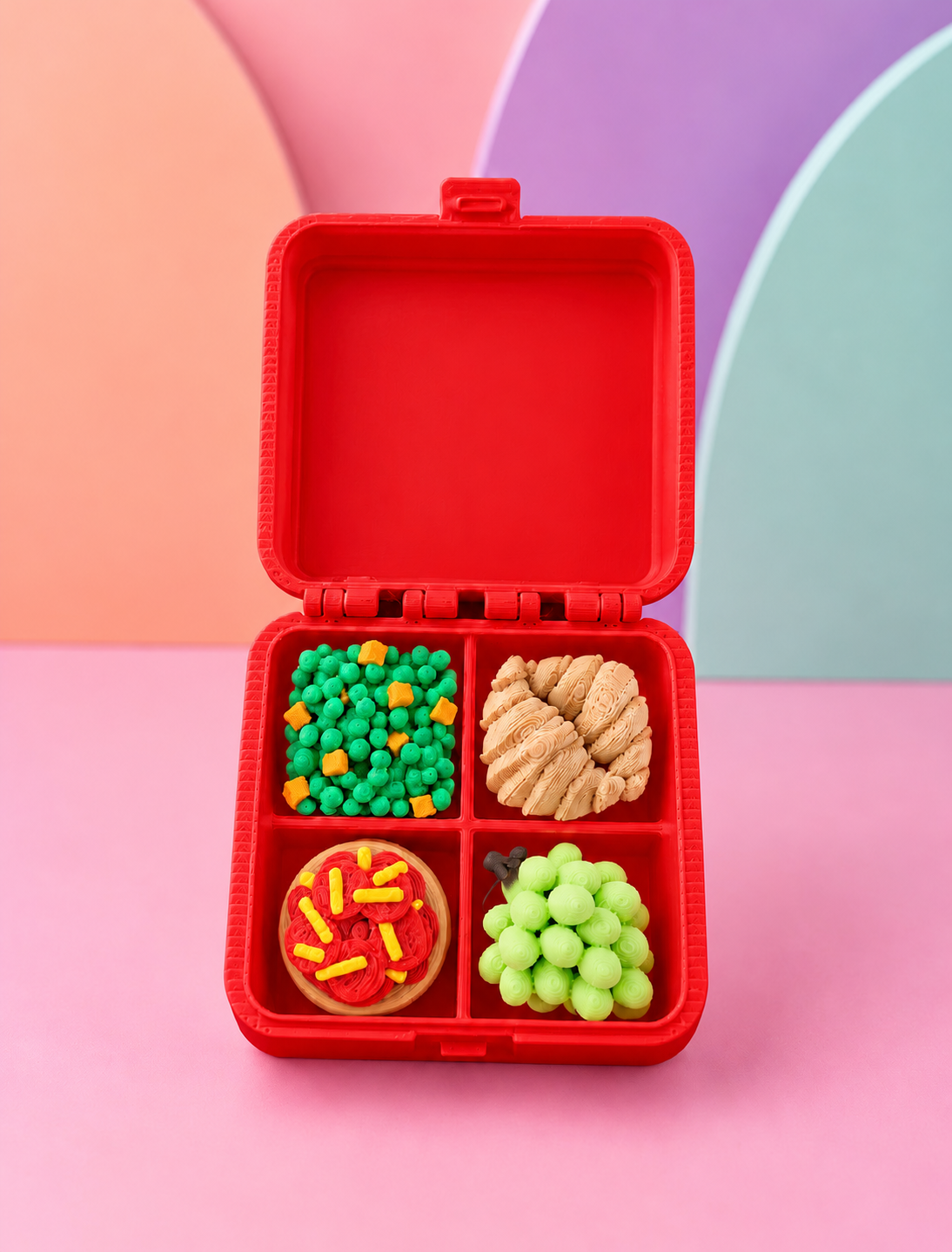 🥪 Snack’n’Stim – Retro Lunchbox - Fire Engine 🚒